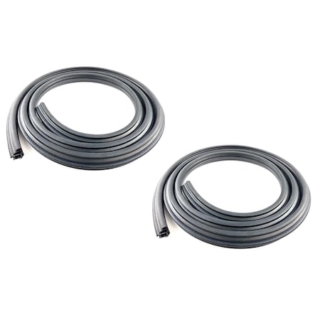 Fairchild Industries 0408 Ford F150 Crew Cab Door Seal On Body Kit Front LHRH On Body, OEM7L3Z 1620708A7L3Z 1620709A KF3092